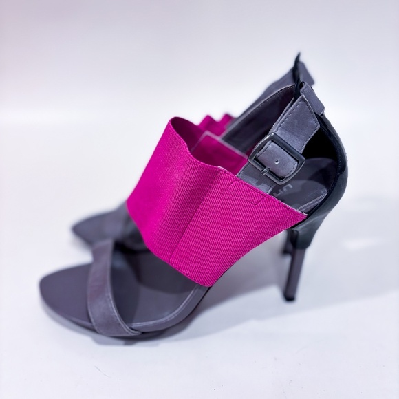 UNITED NUDE Grey & Pink Heeled Sandals - Picture 7 of 8